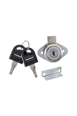 Fivestar Fck004 Katlanır Anahtarlı Oval Çekmece Kilidi 22 Mm