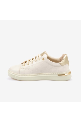 Kemal Tanca Kadın Hakiki Deri Eva Taban Spor & Sneaker Ayakkabı 7065 Krema