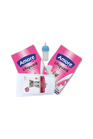 LifeGuard Yavru Kedi Süt Tozu 480gr + Maxisol 200gr + Biberon