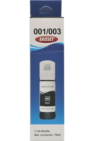 Ekoset Epson Ecotank L3150 Siyah Uyumlu Mürekkep 70 ML 103 Serisi