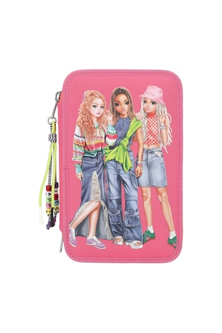 Top Model Happy Girls 3 Katlı İçi Dolu Kalem Çantası 412910 Çok Renkli