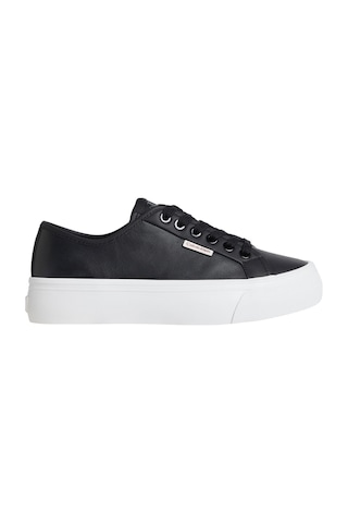 Calvin Klein Vulc Flatf Lace Up Lth Ck Siyah Kadın Sneaker 000000000102265716 Siyah