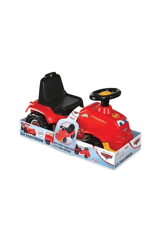 Cars İlk Traktörüm - Binmeli Araba - Çocuk Arabası - İlk Adım Arabası