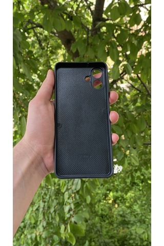 Samsung Uyumlu Galaxy A07 Yılan Desenli Kabartma Dokulu Kılıf Açık Kiremit