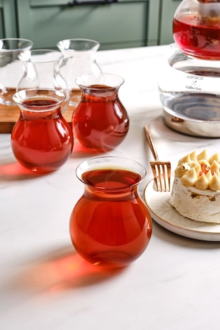Karaca x Refika Gönlübol 6'Lı Çay Bardağı Seti