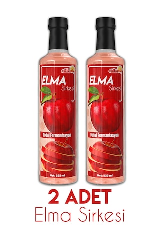 Güllüoğlu Elma Sirkesi X 2 Adet 525ml