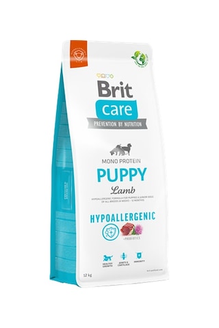 Brit Care Yavru Köpekler İçin Tek Proteinli, Hipoalerjenik, Kuzu Etli Kuru Mama 12 Kg