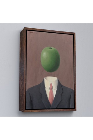 Çerçeveli Rene Magritte - Soyut Sabit Fikir Tablosu-7343