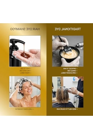 Koyu Kumral Saç Şampuanı 300 Ml, Beyaz Saçlar İçin Özel Formül