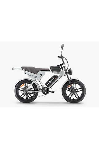 Ape Ryder Genon Ultra Elektrikli Bisiklet Ayna Ve Çanta Hediyeli Gri