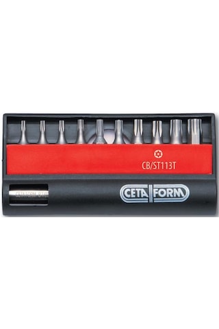 Ceta Form Cb/st113t Delikli Torx Bits Uç Takımı + 1/4" Bits Tutuc