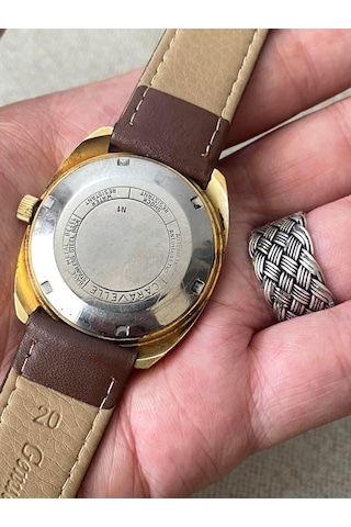 Bulova Caravelle N1 39 mm Deri Kordon Vintage Erkek Kol Saati 2.