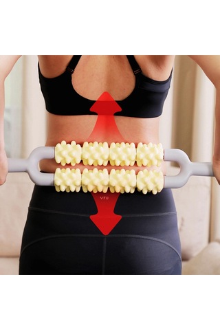 Homyl Egzersiz, Egzersiz Ve Koşu Için Masaj Silindiri Çubuk Sarı