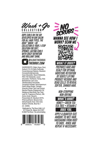 The Doux No Scrubs Arındırıcı Peeling Şampuan 236ml Tüm Saçlar