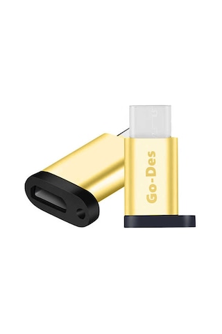 Go Des GD-CT10 Micro to Type-C Çevirici Adaptör Anahtarlık - ZORE-220325