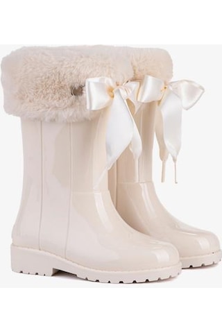İgor W10239-079 Campera Charol Soft Kız Çocuk Çizme Krem 29-37 Krem