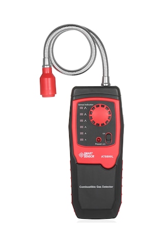 Smart Sensor Taşınabilir Propan Metan Ve Doğal Gaz Kaçak Dedektörü Siyah