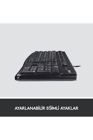 Logitech K120 Usb Kablolu Klavye Türkçe -Outlet