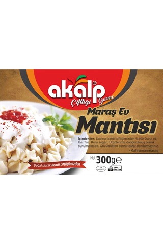 Akalp Çiftliği Maraş Ev Mantısı 300 G
