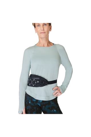 Sweaty Betty Sweaty Betty Breathe Easy Long Sleeve Top Kadın Mavi Koşu Tişört 44046 Yeşil