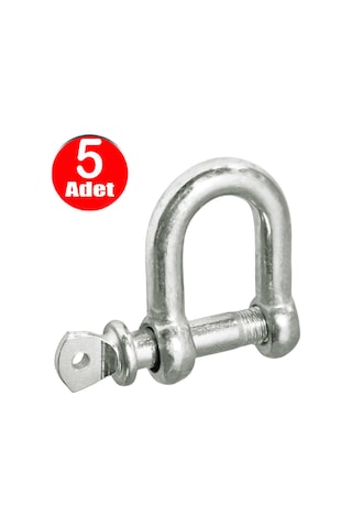 Salıncak 10mm Zincir Kilidi U Mapa Vidalı Bağlantı -5 Adet
