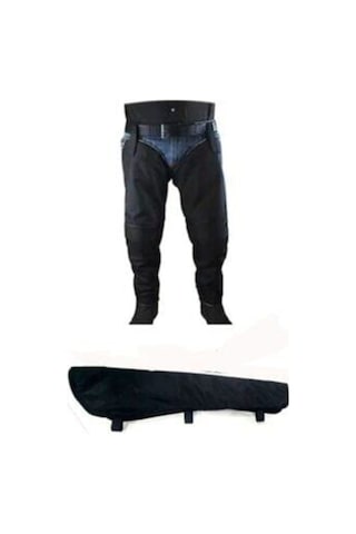 Yclshop Motosiklet Pantolon Üstü Su Geçirmez Askılı Pantolon