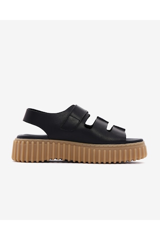 Clarks Torhill Seam Kadın Siyah Sandalet 26172064 Siyah