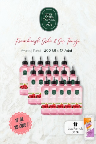 Eyüp Sabri Tuncer Frambuazlı Sirke & Saç Toniği 500 Ml 17 Al 15 Öde Ve Pamuk