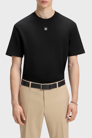 Hugo Erkek T Shirt 50505201 002 Siyah Siyah