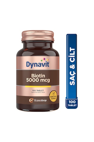 Dynavit Biotin 5000 Mcg 100 Tablet