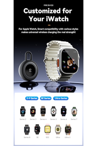 Essager Watch Saat Şarjı Lisanslı Manyetik Akıllı Saat Şarj
