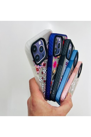 Samsung Galaxy S24 Ultra Uyumlu Tasarım Kaliteli Lüx Telefon Kılıfı -tam Koruma -sararma Olmaz Mavi