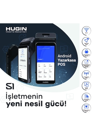 Hugin S1 Android Yazar Kasa Pos Kurulu Gönderim Hugin S1 Android Yazar Kasa Pos Kurulu Gönderim