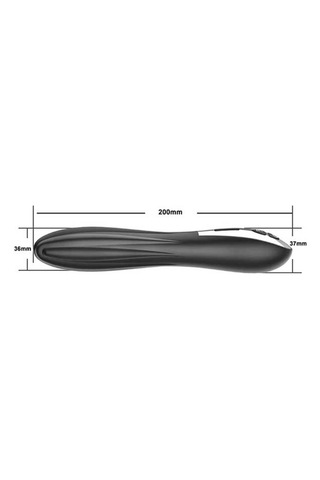 Erotixshop Xuanai Özel Kabartmalı Şarjlı Vibratör - Siyah Model 1