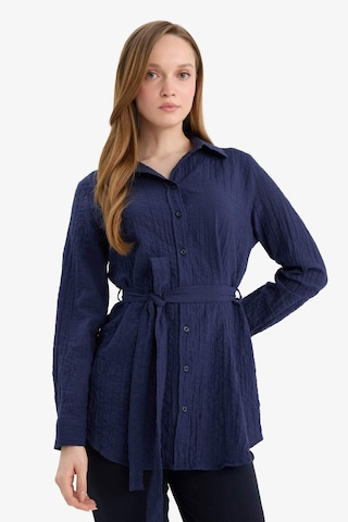 Defacto Regular Fıt Gofre Dokulu Tunik G8505ax26spnv31 Lacivert-nv31
