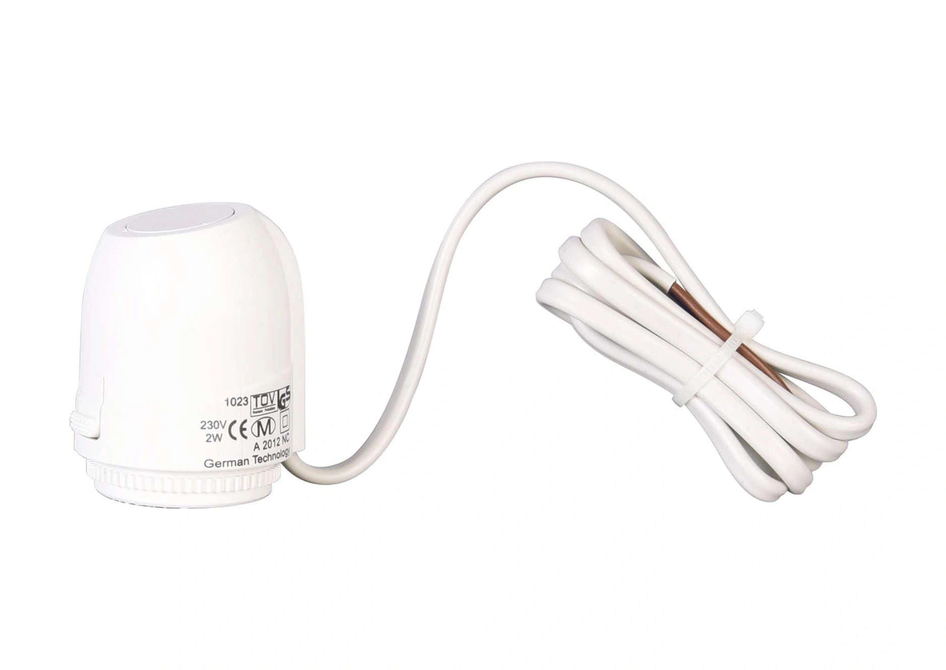 Youmex Isıtma Kontrolü Sıcaklık Aktüatörü, Kapatma Tipi, M30 X 1.5 Roset Bağlantı, Ac 230v, 100n Itme Gücü, Pc+gf Ateş Direnci Malzeme