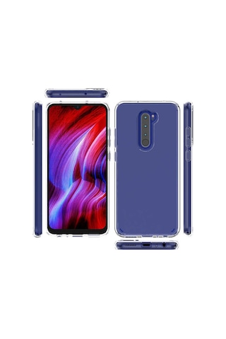 Xiaomi Redmi Note 8 Pro Kılıf Zore Coss Şeffaf Sert Silikon Kılıf Renksiz