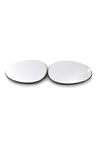 Besthome1 Mini R55/r56/r57/r58/r59 Yan Ayna Camı Seti, Sol+sağ, Isıtmalı Beyaz Ayna