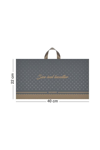 Tatlı ve Pasta Poşeti Kulplu 40X22 Cm 50 Adet