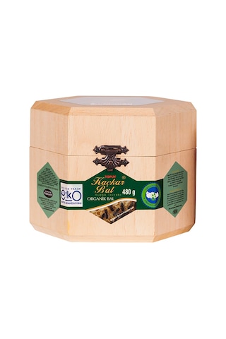 Topuy Kaçkar Organik Yayla Balı Ahşap Kutu 480 G