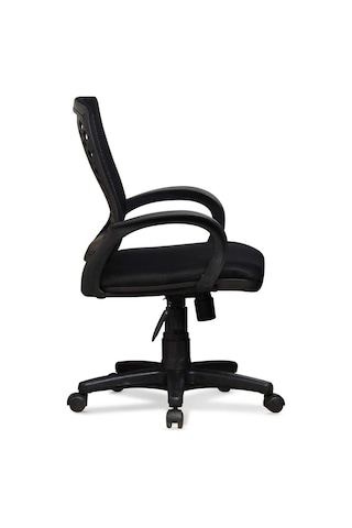 Ev Ve Ofis Çalışma Sandalyesi Bilgisayar Ve Sekreter Koltuğu Petek Model Siyah