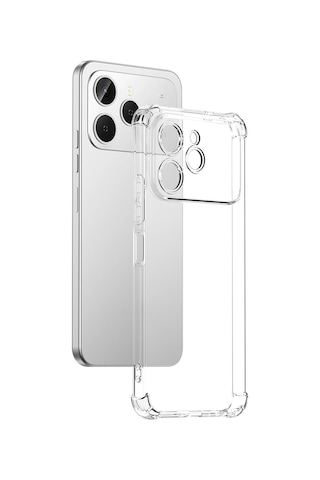 Tecno Spark 40 Zore 2mm Anti Shock Silikon - Şeffaf Şeffaf
