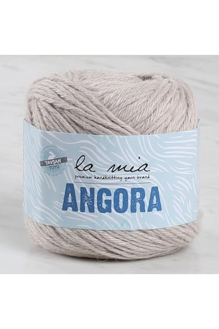 La Mia Angora 50gr. Bej El Örgü İpi - L003-34218 50 x 22
