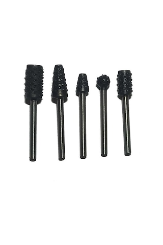 Gravür Mini Törpü Uçları 5 Parça Ahşap Mini Törpü Seti Gravür Mak