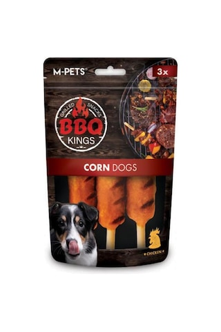 M-pets Bbq Kings Corn Dogs Tavuklu Köpek Ödül Maması 90 Gr 3 Adet