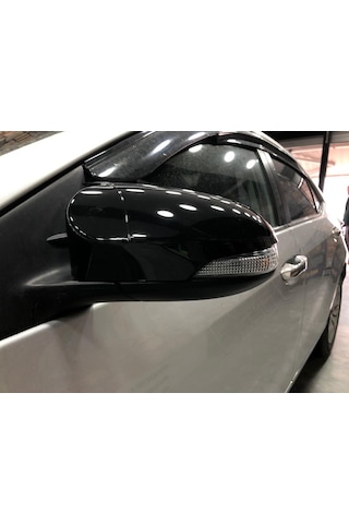 Toyota Corolla Uyumlu Ayna Kapağı Parlak Siyah Batman Ayna Kapağı
