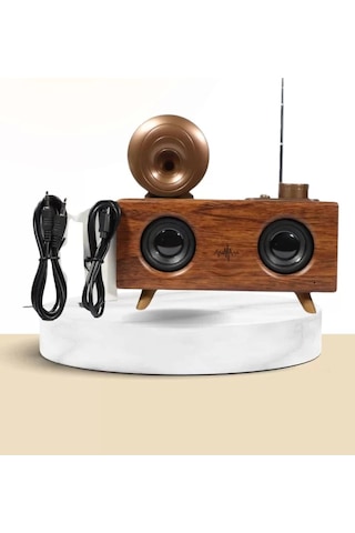 Hepsi Nostaljik Radyo Bluetooth Bağlantılı Şarjlı Yüksek Ses Kaliteli Najmaddin