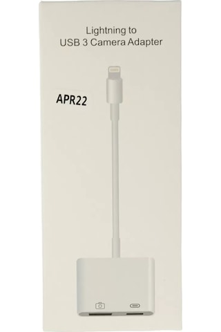 Newface Apr22 Apple iPhone Uyumlu Otg 2in1 - Beyaz Belirtilmemiş
