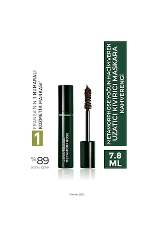 Kahverengi Yoğun Hacim Veren Uzatıcı Kıvırıcı Metamophose Maskara 7,8ml