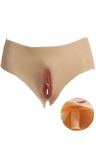 Fastieshop Giyilebilir Silikon Külot Vajina